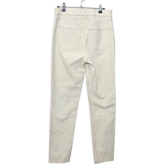 Free People We The Free Stella Velvet Pants Women’s Size 2 White High Rise - Picture 3 of 16